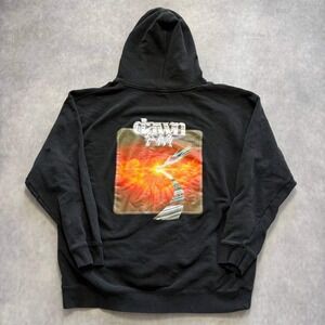 The Weeknd Dawn FM‎ Tour Hoodie Mens XL Black Graphic Oversized Streetwear Merch